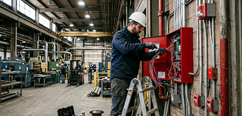 Industrial Fire Alarm Installation in Marysville
